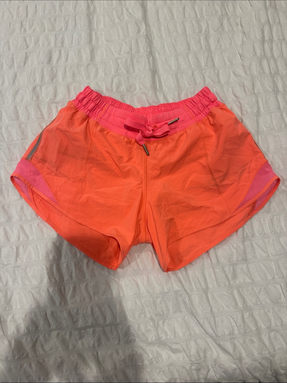 Lululemon Women’s Neon Orange Athletic Shorts